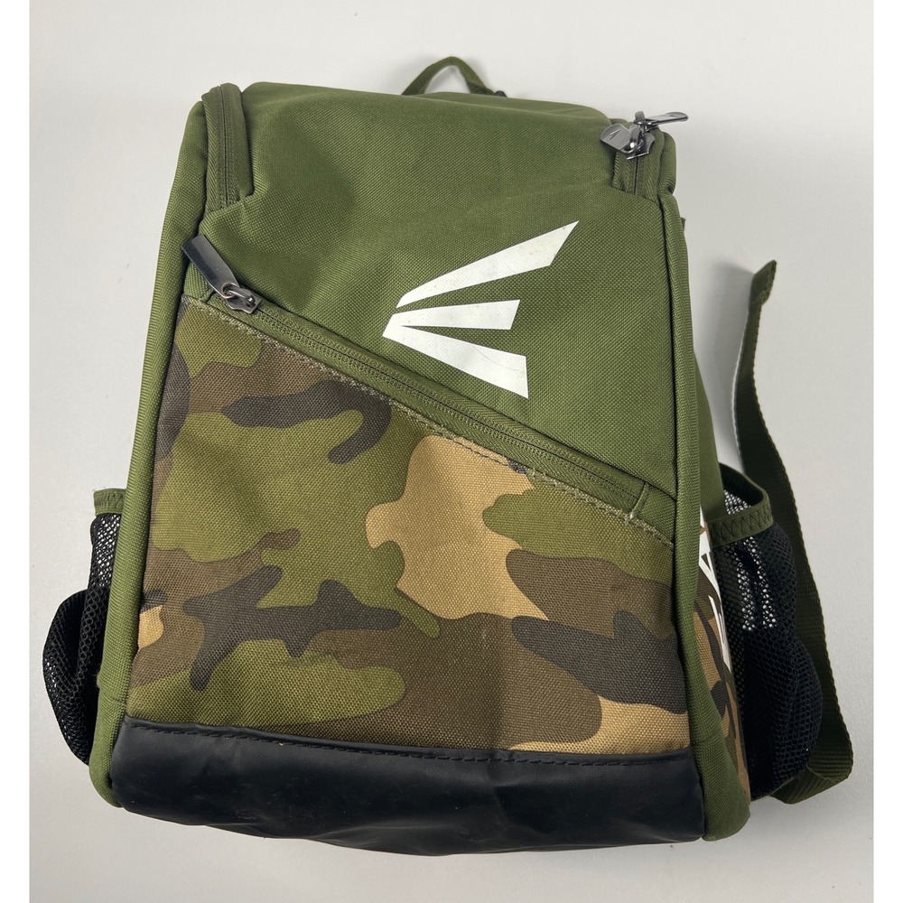 Easton Kids Youth 16" Game Ready Sports backpack green camo padded straps Hook